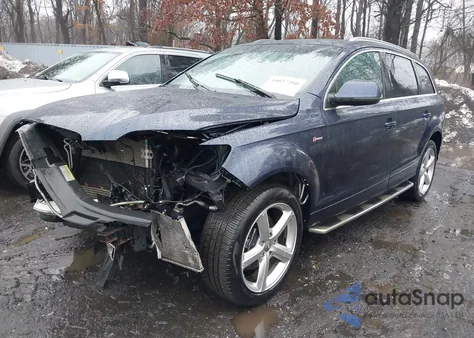 2014 Audi Q7 3.0T S Line Prestige z USA, uszkodzony, nr VIN WA1DGAFE4ED006352